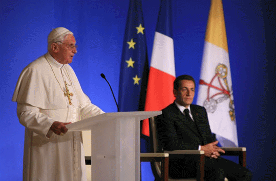 Visite en France de Sa Saintet le Pape Benot XVI