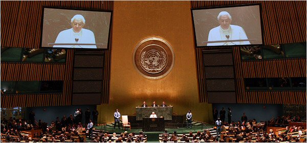 Pope Benedict XVI 2008 UN address